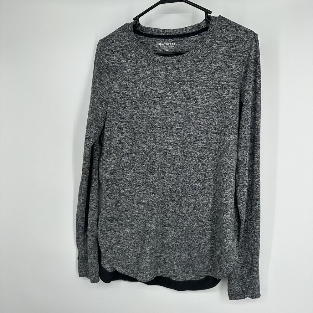 Athleta Women's Long sleeve Shirt Gray Size Medium